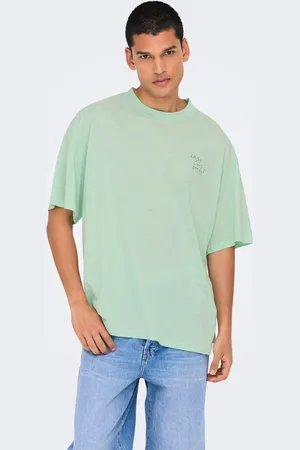 Only & Sons Locker Geschnitten Rundhals Kastige Ärmel T-shirt