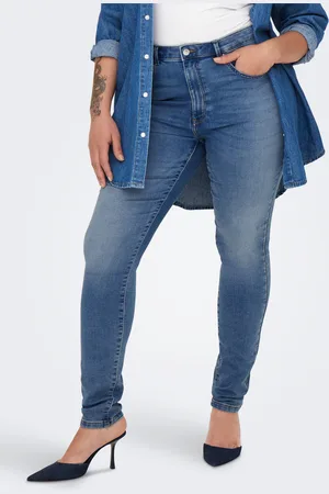 ONLY Carforever Hohe Taille Skinny Fit Jeans
