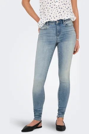 ONLY Onlwauw Mittlere Taille Skinny Fit Jeans