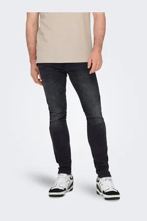 Only & Sons Onswarp Niedrige Taille Skinny Fit Jeans