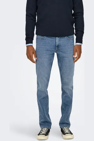 Only & Sons Onsloom Niedrige Taille Normal Geschnitten Jeans