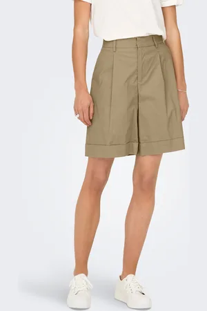 ONLY Onlrosalie Hohe Taille Locker Geschnitten Bermuda Shorts