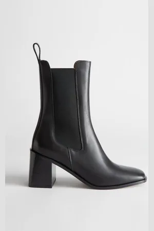 & OTHER STORIES Chelsea-Boots Aus Leder Mit Absatz