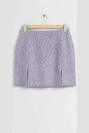 & OTHER STORIES Tweed-Minirock - Lila