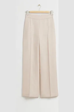 & OTHER STORIES Weite Hose Aus Leinenmischung - Beige