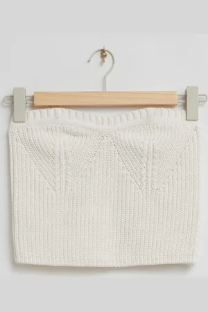 & OTHER STORIES Gestricktes Bandeau-Tubetop