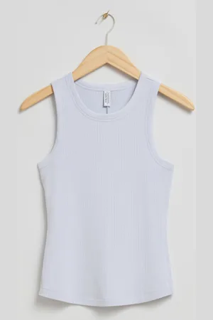 & OTHER STORIES Figurbetontes Tanktop - Blau