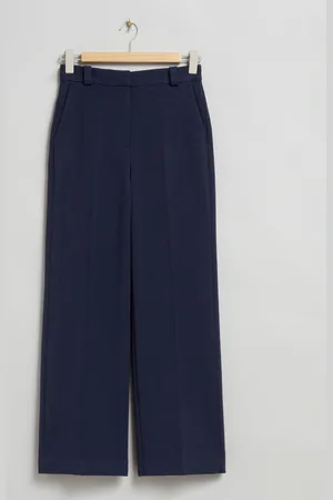 & OTHER STORIES Weite Hose Mit Bügelfalten - Blau