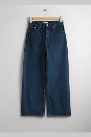 & OTHER STORIES Verkürzte Jeans Mit Weitem Bein - Blau