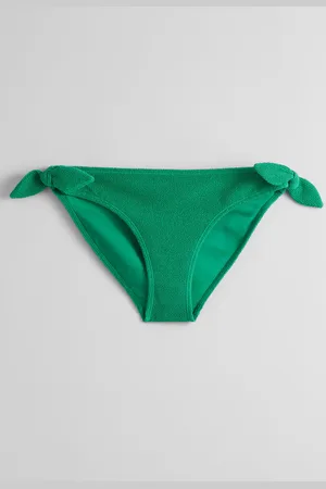 & OTHER STORIES Bikinihose Aus Crêpe Mit Zierknoten