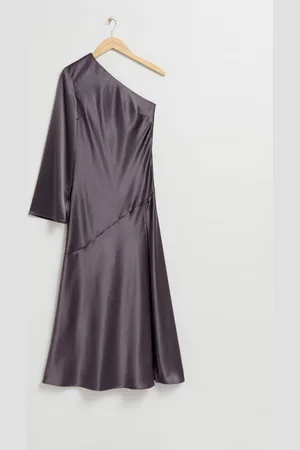 & OTHER STORIES Asymmetrisches Schulterfreies Kleid - Lila