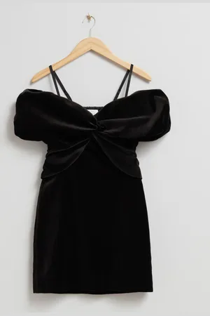 & OTHER STORIES Schulterfreies Minikleid Aus Samt
