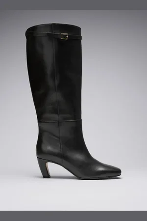 & OTHER STORIES Kniehohe Lederstiefel Mit Schnallen