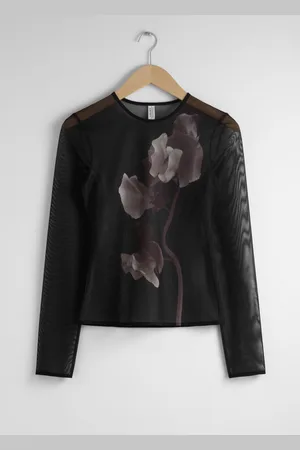 & OTHER STORIES Transparentes Mesh-Oberteil