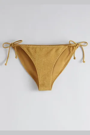 & OTHER STORIES Glitzernde Bikinihose - Gelb