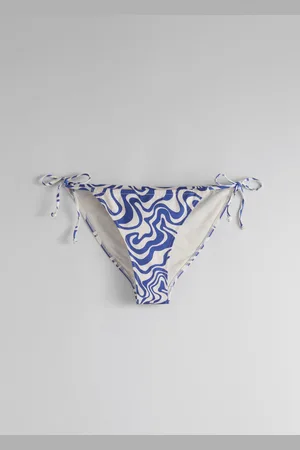 & OTHER STORIES Bikinihose Mit Schleifen - Blau|Weiß