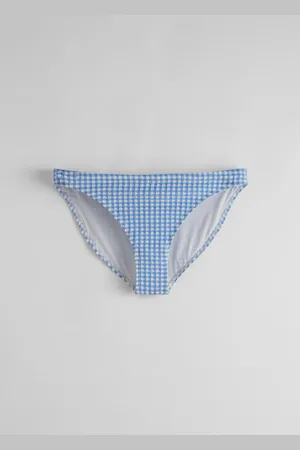 & OTHER STORIES Bedruckte Bikinihose - Blau|Weiß