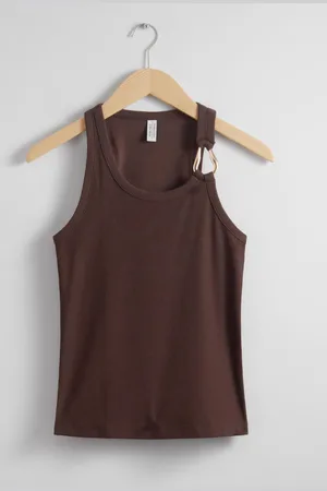& OTHER STORIES Tanktop Mit Metallschnalle - Braun