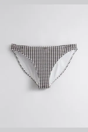 & OTHER STORIES Bedruckte Bikinihose - Schwarz