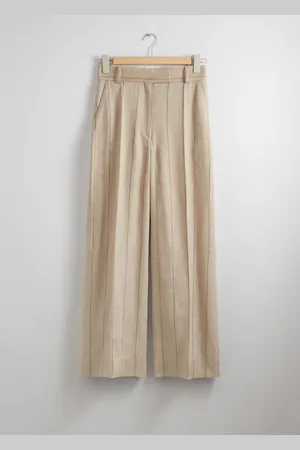 & OTHER STORIES Weite Hose Aus Leinenmischung - Beige