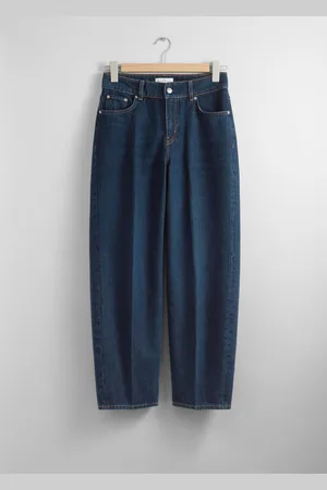 & OTHER STORIES Jeans Mit Verkürztem Barrel-Bein - Blau