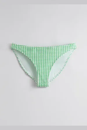 & OTHER STORIES Bedruckte Bikinihose - Grün