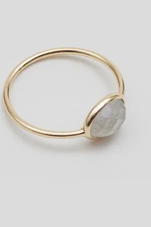 & OTHER STORIES Ring Mit Schmuckstein - Goldfarben