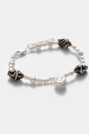& OTHER STORIES Gliederarmband Mit Muscheln Und Perlen - Weiß