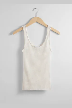 & OTHER STORIES Rippstrick-Tanktop