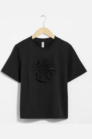& OTHER STORIES T-Shirt Mit Blumenapplikation