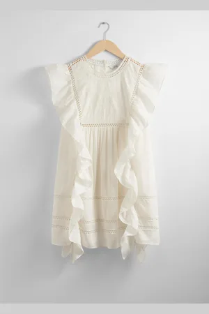 & OTHER STORIES Besticktes Minikleid Mit Rüschen