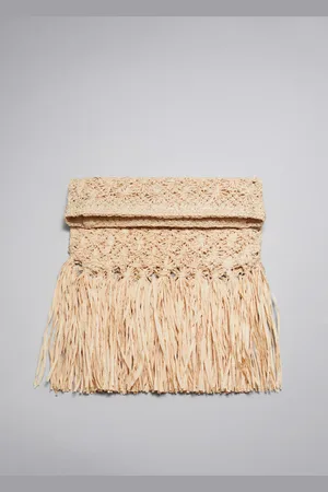 & OTHER STORIES Clutch Mit Fransen - Beige