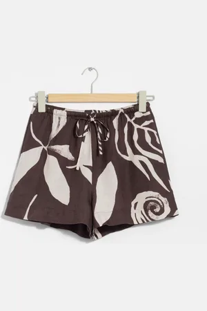 & OTHER STORIES Leinenshorts Mit Kordelzug - Braun