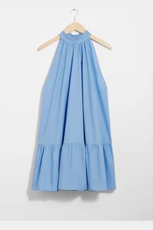 & OTHER STORIES Minikleid Mit Schleife - Blau