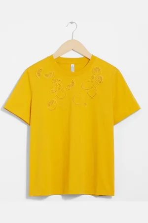 & OTHER STORIES T-Shirt Mit Zitronenstickerei
