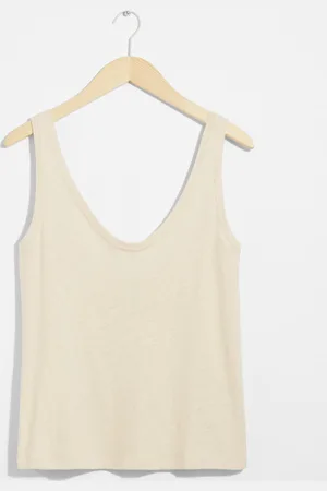 & OTHER STORIES Tanktop Aus Leinen-Mix