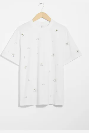 & OTHER STORIES T-Shirt Mit Blumenapplikation