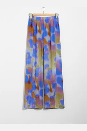 & OTHER STORIES Satinhose Mit Print - Blau