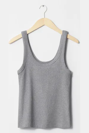 & OTHER STORIES Tief Ausgeschnittenes Tanktop - Grau