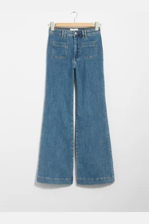 & OTHER STORIES Ausgestellte Jeans Mit Hohem Bund - Blau