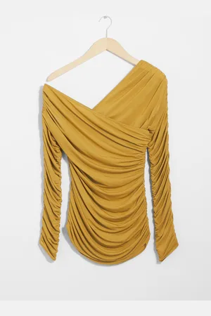 & OTHER STORIES Drapiertes One-Shoulder-Oberteil