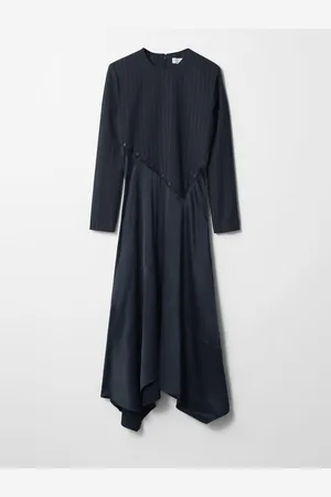 & OTHER STORIES Maxikleid Mit Asymmetrischem Saum - Blau