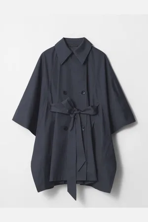 & OTHER STORIES Oversized-Cape Im Trenchcoat-Stil - Blau