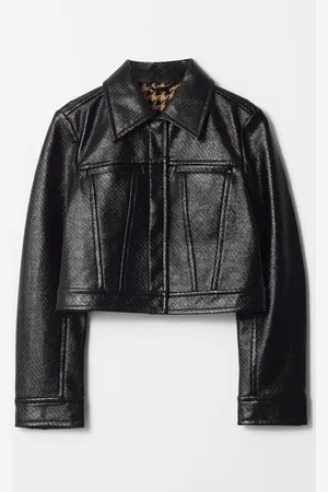 & OTHER STORIES Verkürzte Jacke Aus Lackleder