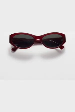 & OTHER STORIES Ovale Cat-Eye-Sonnenbrille - Rot