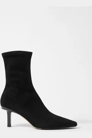 & OTHER STORIES Ankle Boots Aus Leder Mit Stretch-Anteil - Schwarz