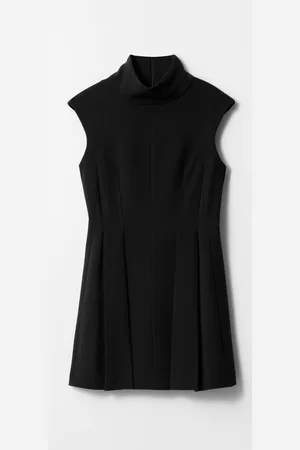 & OTHER STORIES Rollkragen-Minikleid Mit Falten