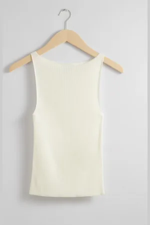 & OTHER STORIES Geripptes Tanktop
