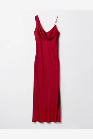 & OTHER STORIES Asymmetrisches Midikleid Mit Wasserfallausschnitt