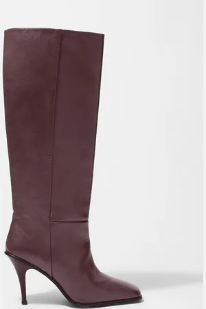 & OTHER STORIES Klassische, Kniehohe Lederstiefel - Rot